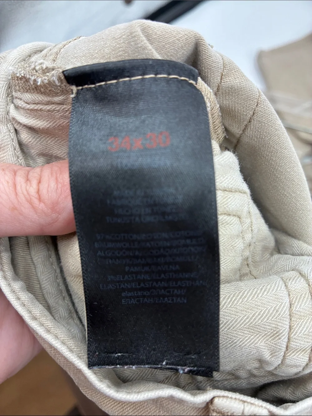 Polo by Ralph Lauren Slim Straight Jeans in Khaki